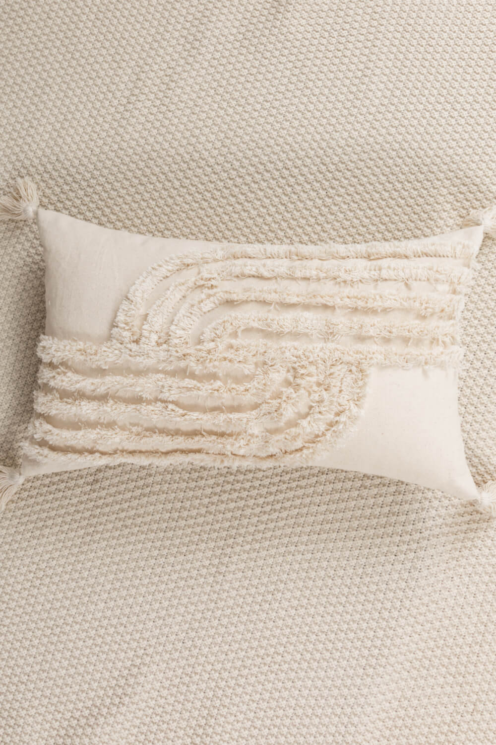 Fringe Trim Decorative Throw Pillow Case - Hero 'n Siren