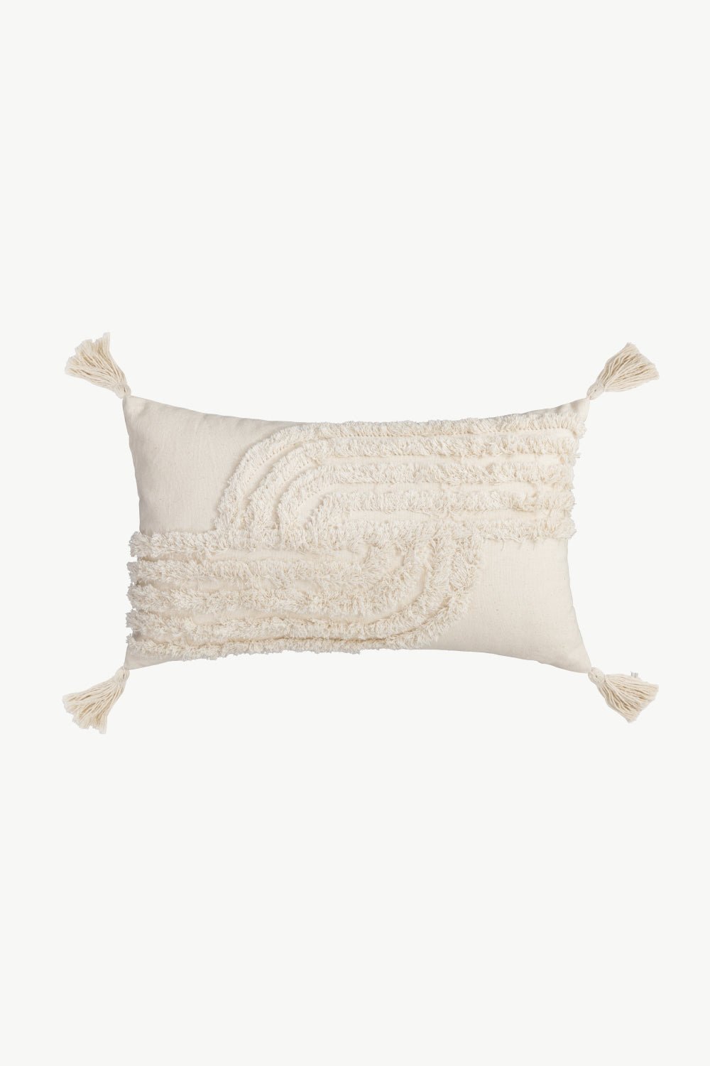 Fringe Trim Decorative Throw Pillow Case - Hero 'n Siren