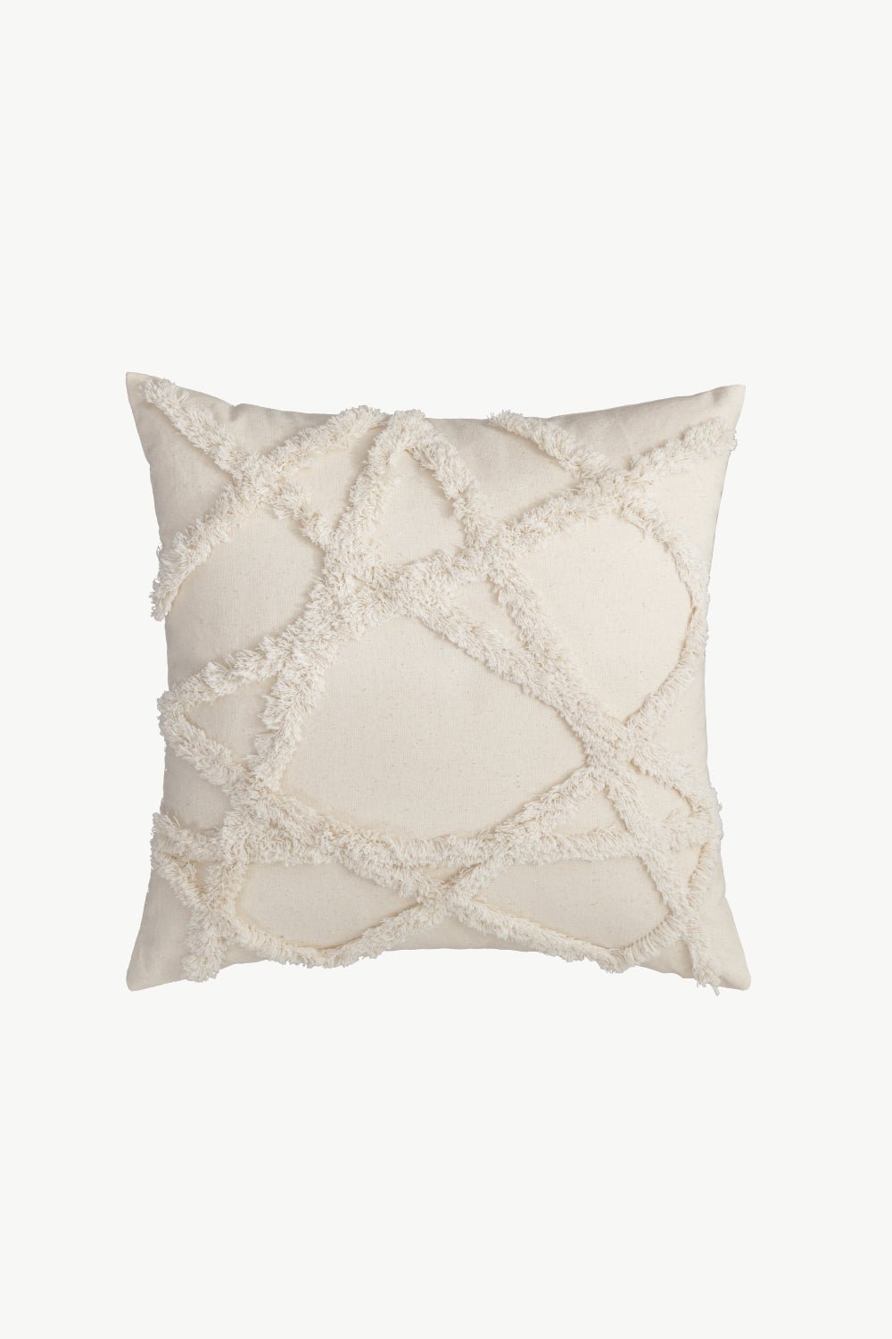 Fringe Trim Decorative Throw Pillow Case - Hero 'n Siren