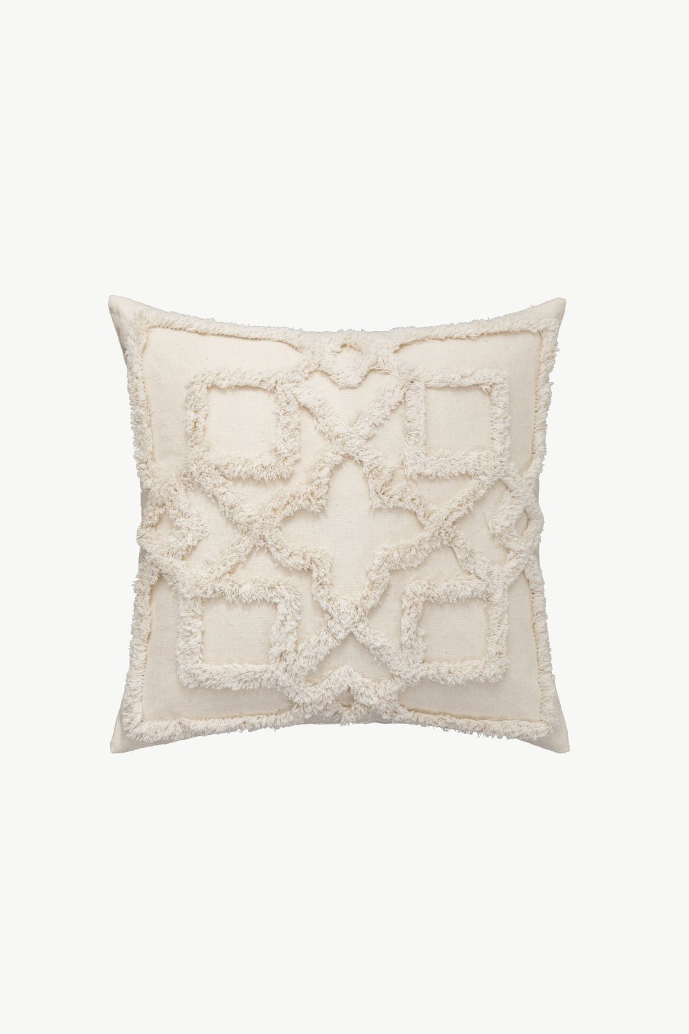 Fringe Trim Decorative Throw Pillow Case - Hero 'n Siren